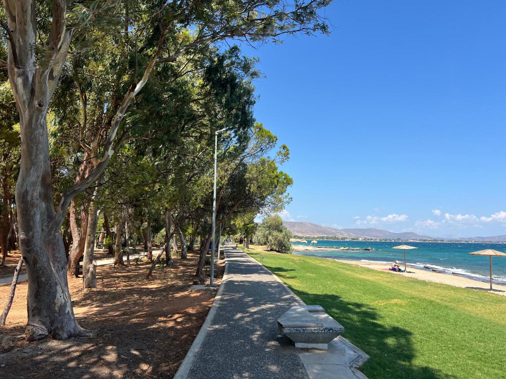 Blue Vision Apartment Nea Makri Ngoại thất bức ảnh